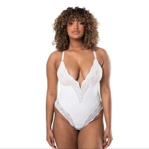 NEW✨Elegant Lace Corset Shapewear Bodysuit Lingerie (Size~Large) heyshape